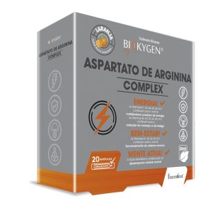 BIOKYGEN ASPARTATO ARGININA AMP. (SABOR LARANJA)