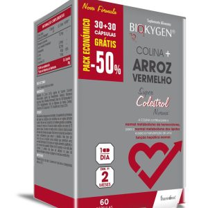 BIOKYGEN COLINA + ARROZ VERMELHO PACK ECON. CÁPS